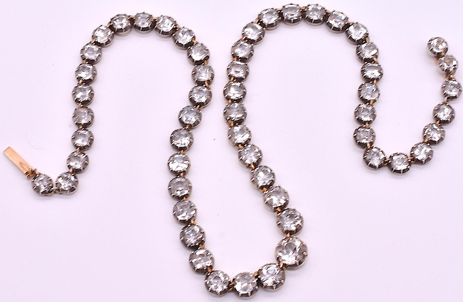 georgian crystal necklace