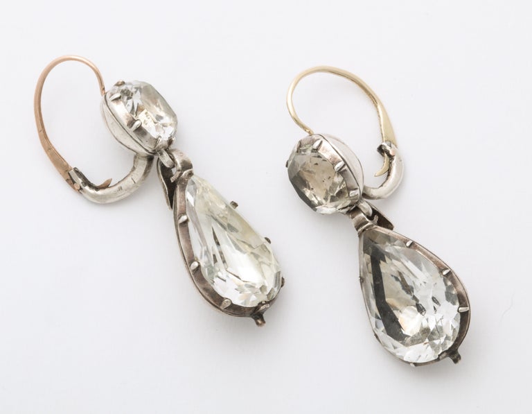 Rock crystal earrings clearance