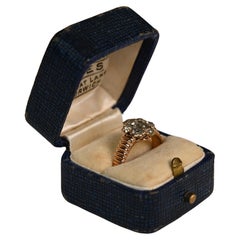 Antique Georgian Rose Cut Diamond Cluster Ring (Approx. 0.5-Carats), Yellow Gold