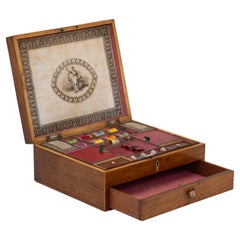 Antique Georgian Rosewood Sewing Box
