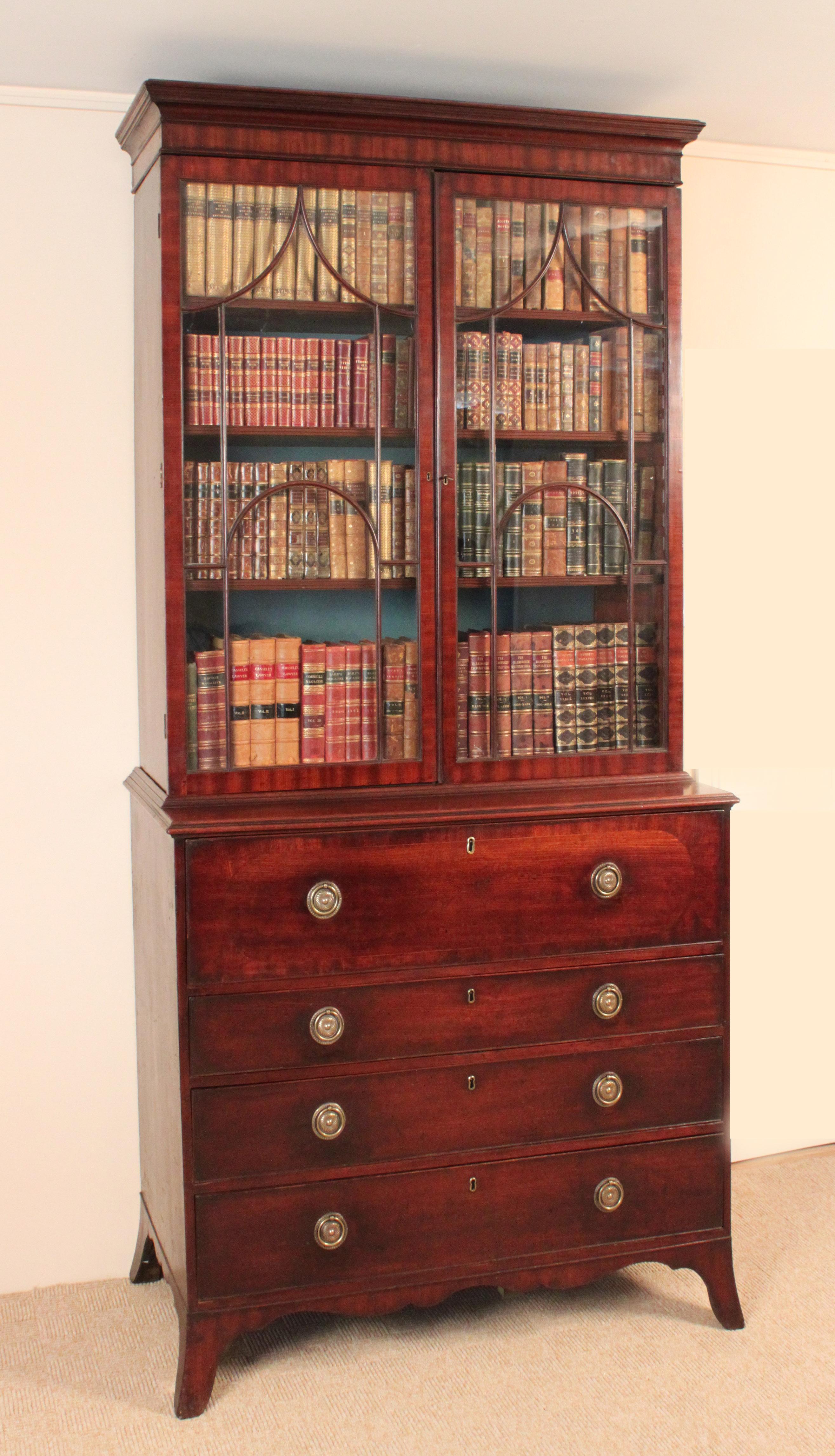 Librería secreta georgiana antigua Jorge III en venta