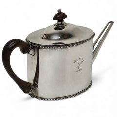 Antique Georgian Silver Argyle / Gravy Warmer Jug London 1781