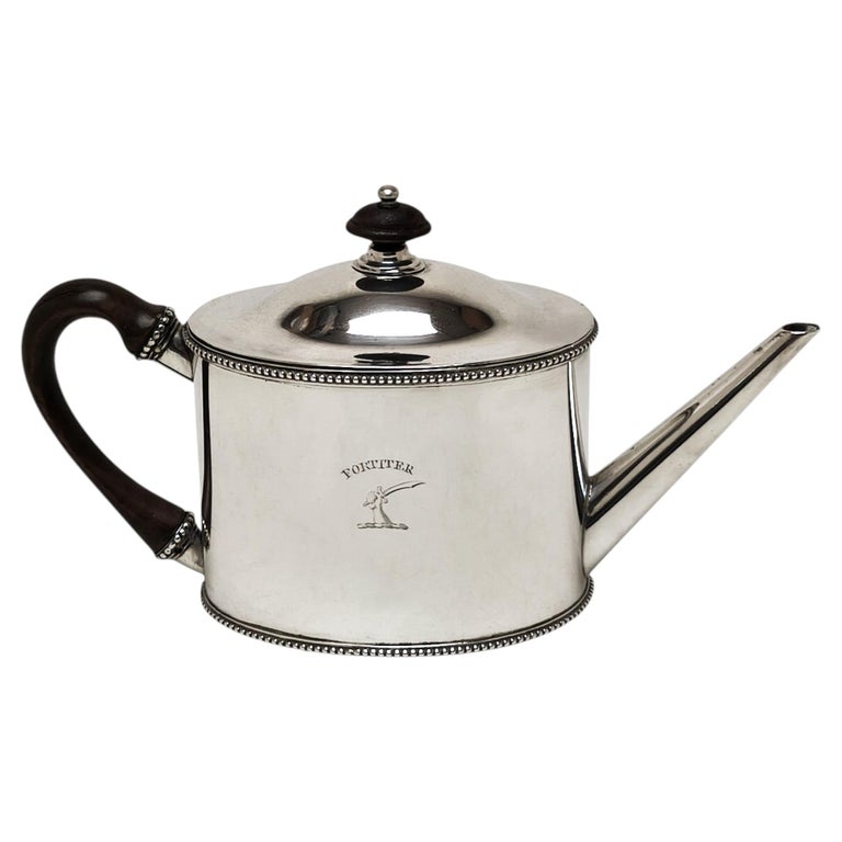 Antique Georgian Silver Argyle / Gravy Warmer Jug London 1781