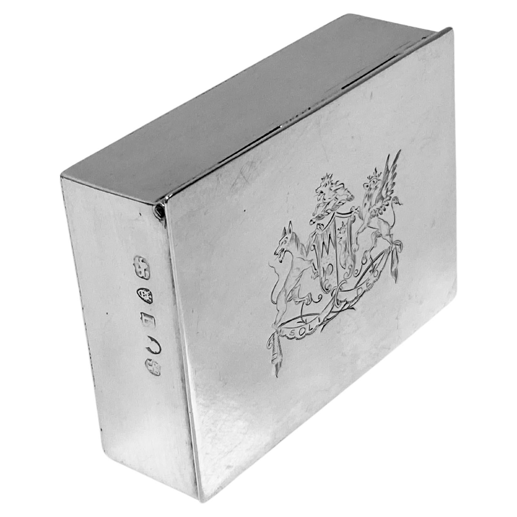 Antique Georgian Silver box London 1793 Chawner and Emes In Good Condition In Toronto, ON