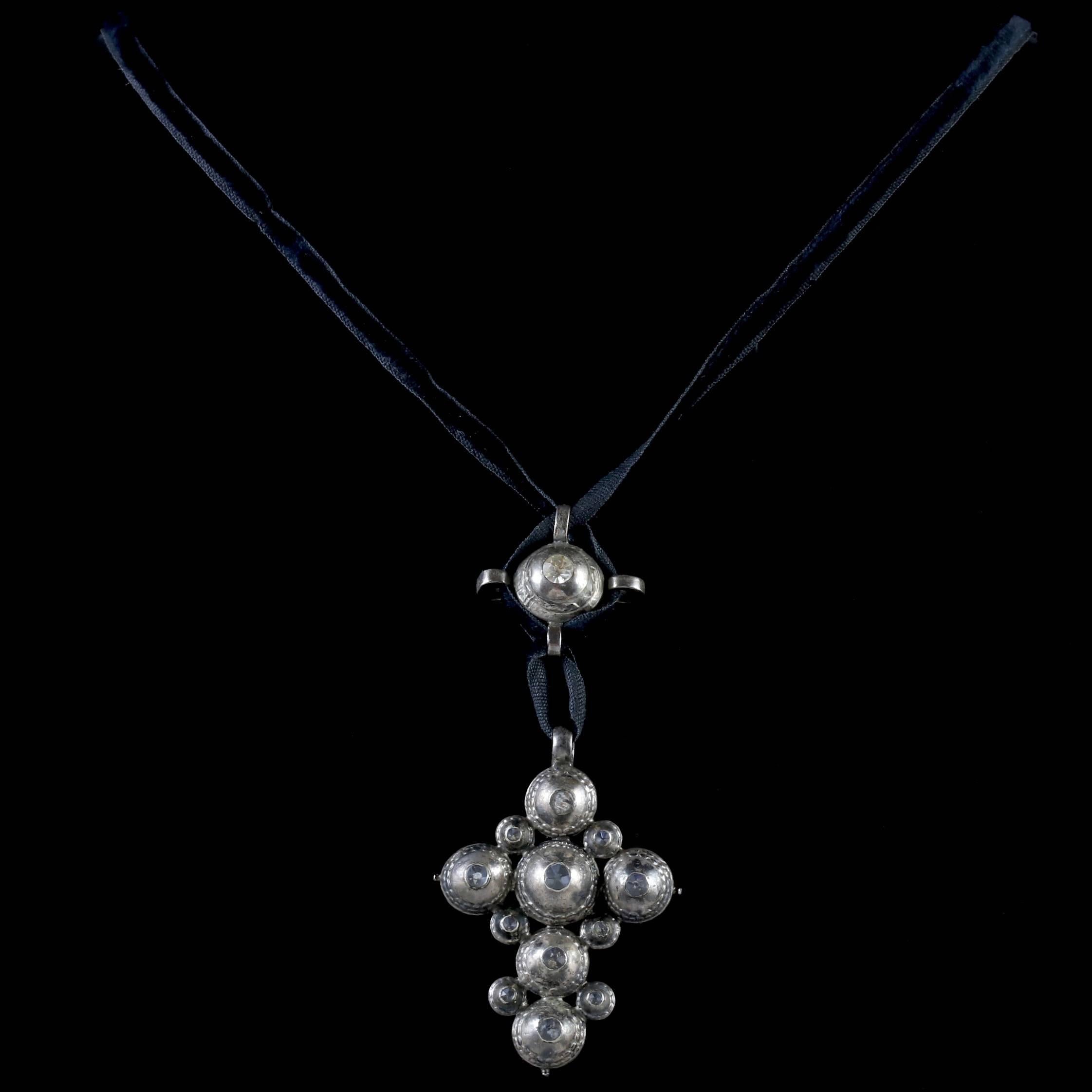 georgian cross pendant