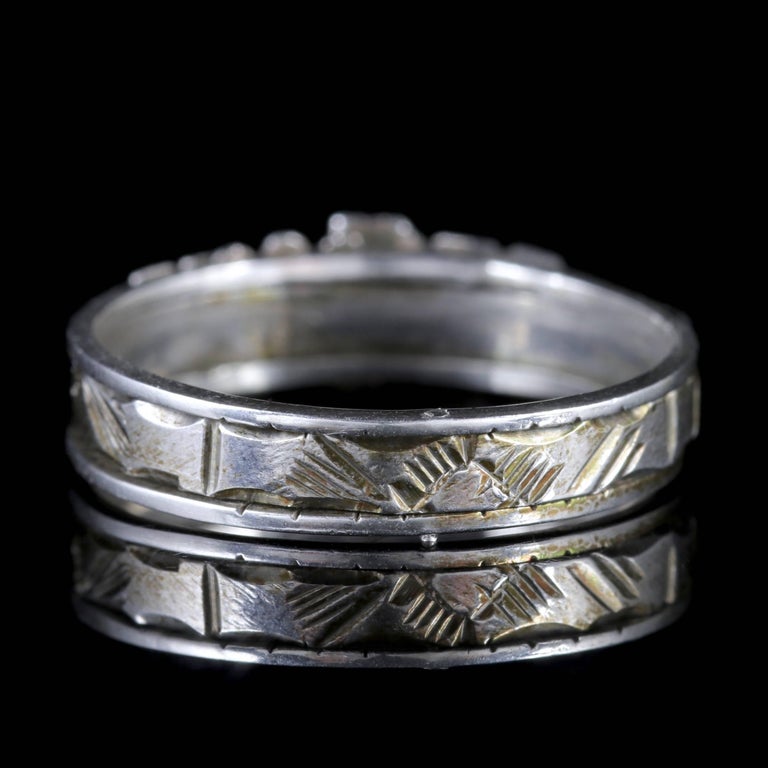 Antique Georgian Silver Fede Ring at 1stDibs | antique fede ring, fede ...