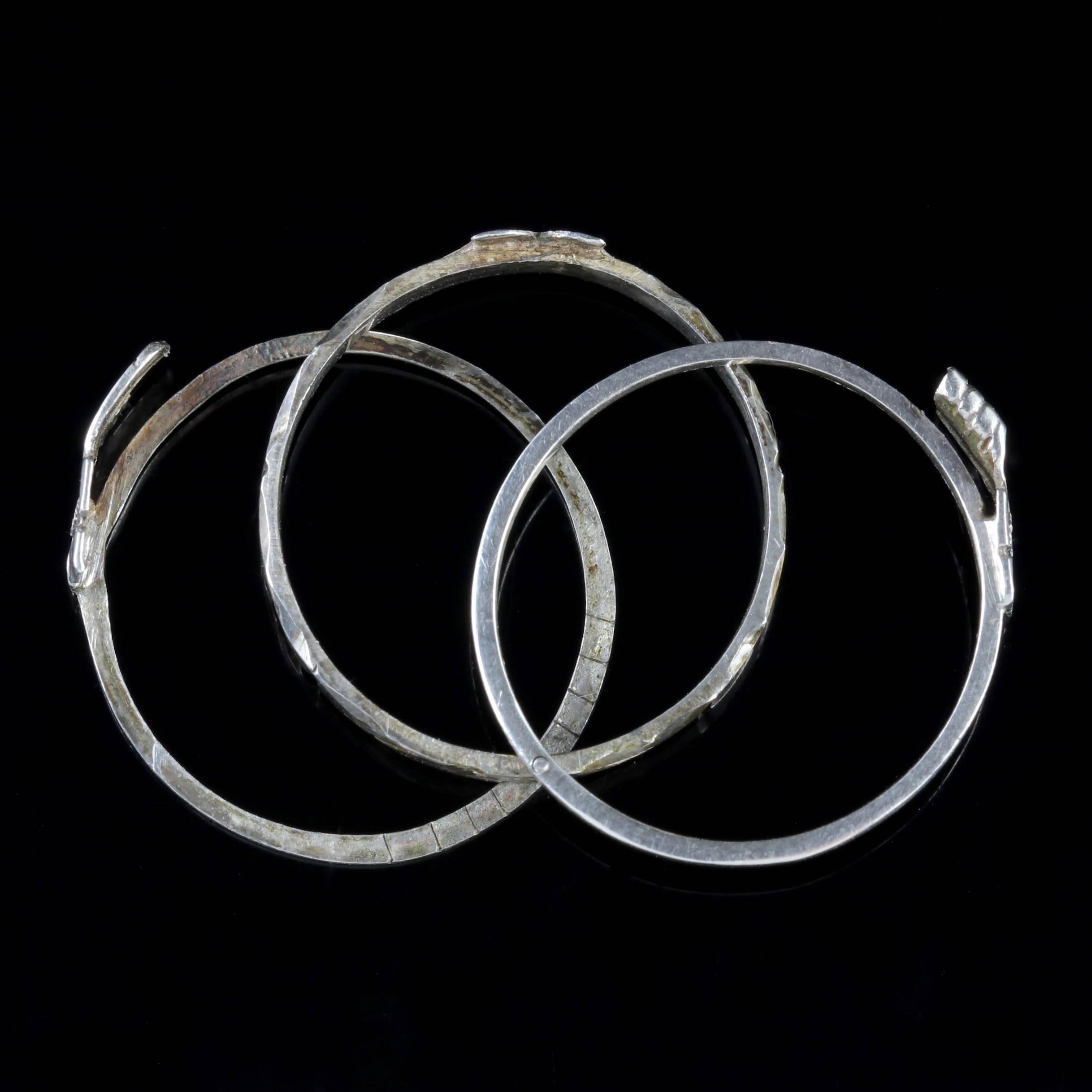 Antique Georgian Silver Fede Ring 1