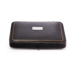 Antique Georgian Silver-Gilt Fruit Spoon Set in Original Case