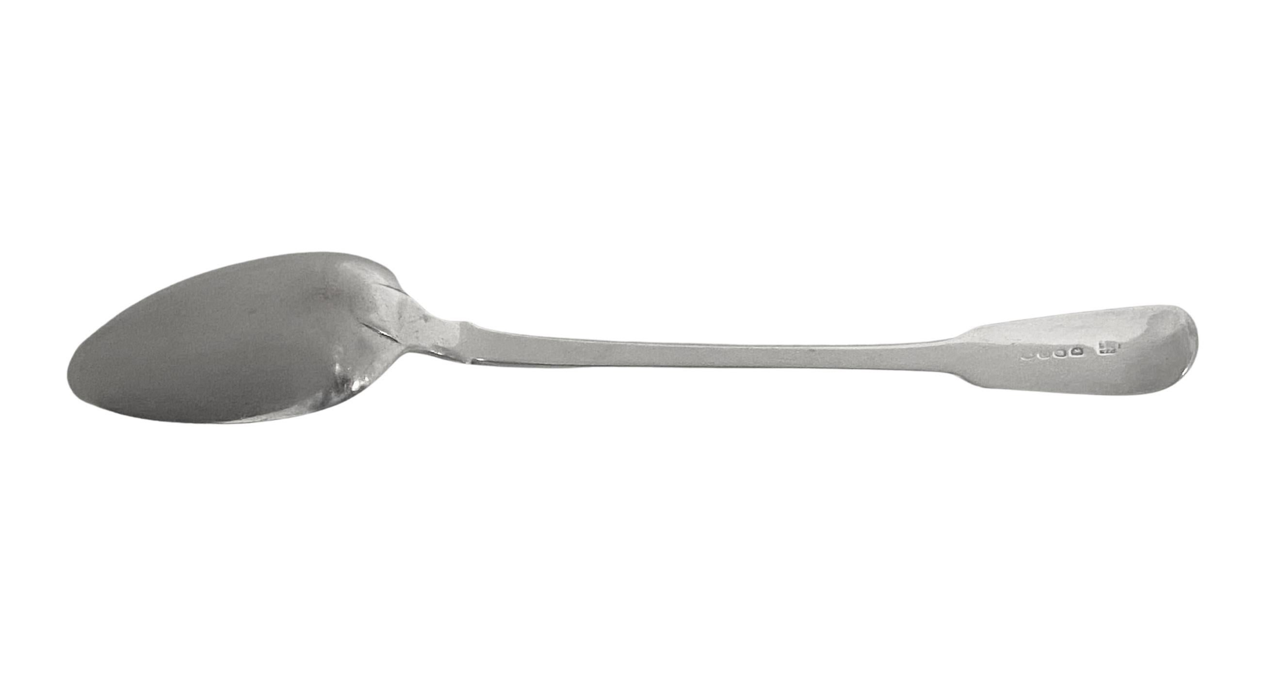 Cuillère de service géorgienne ancienne en argent, Londres 1818 William Eley  William Fearn Bon état - En vente à Toronto, Ontario