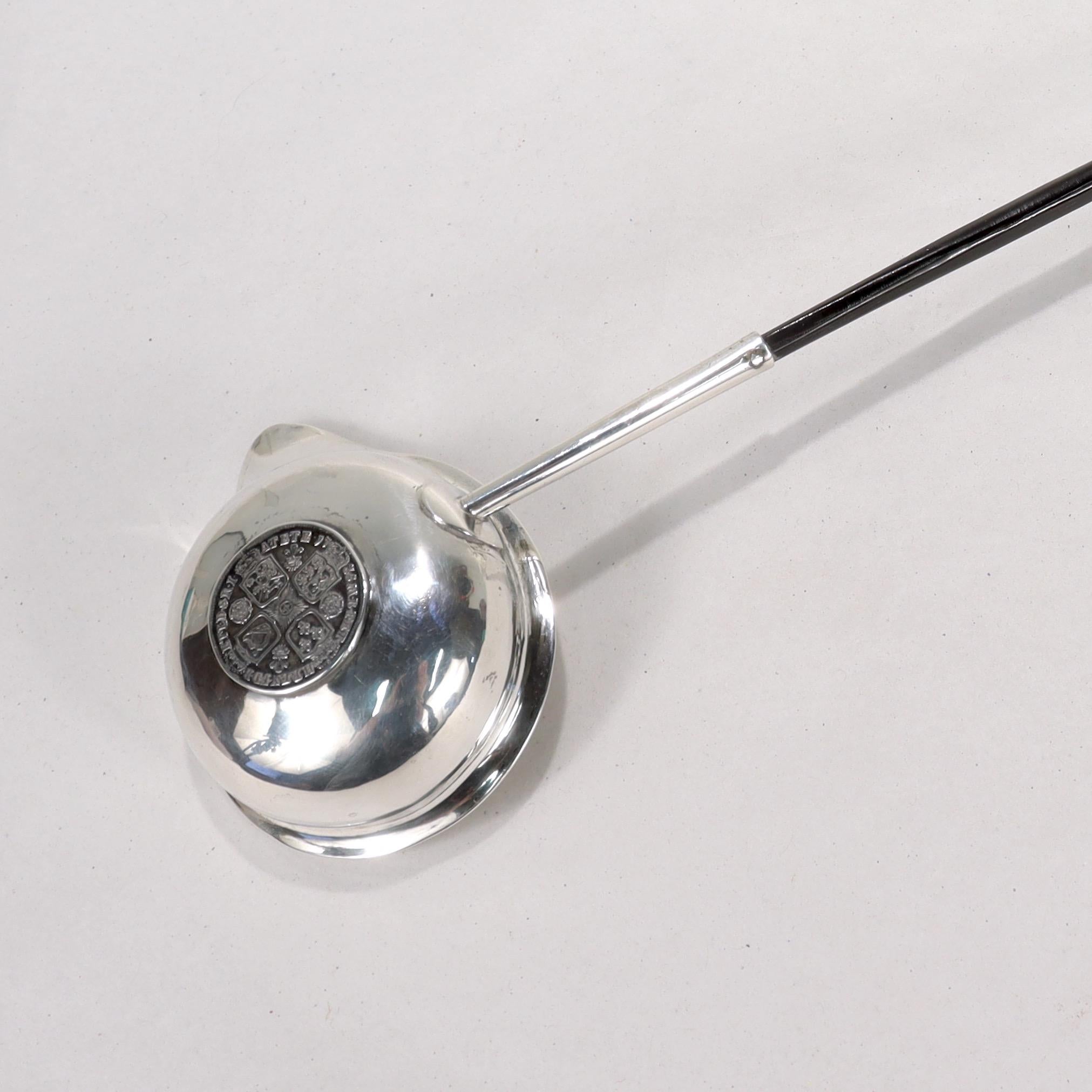 Antique Georgian Silver Toddy Ladle For Sale 10