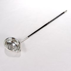 Antique Georgian Silver Toddy Ladle
