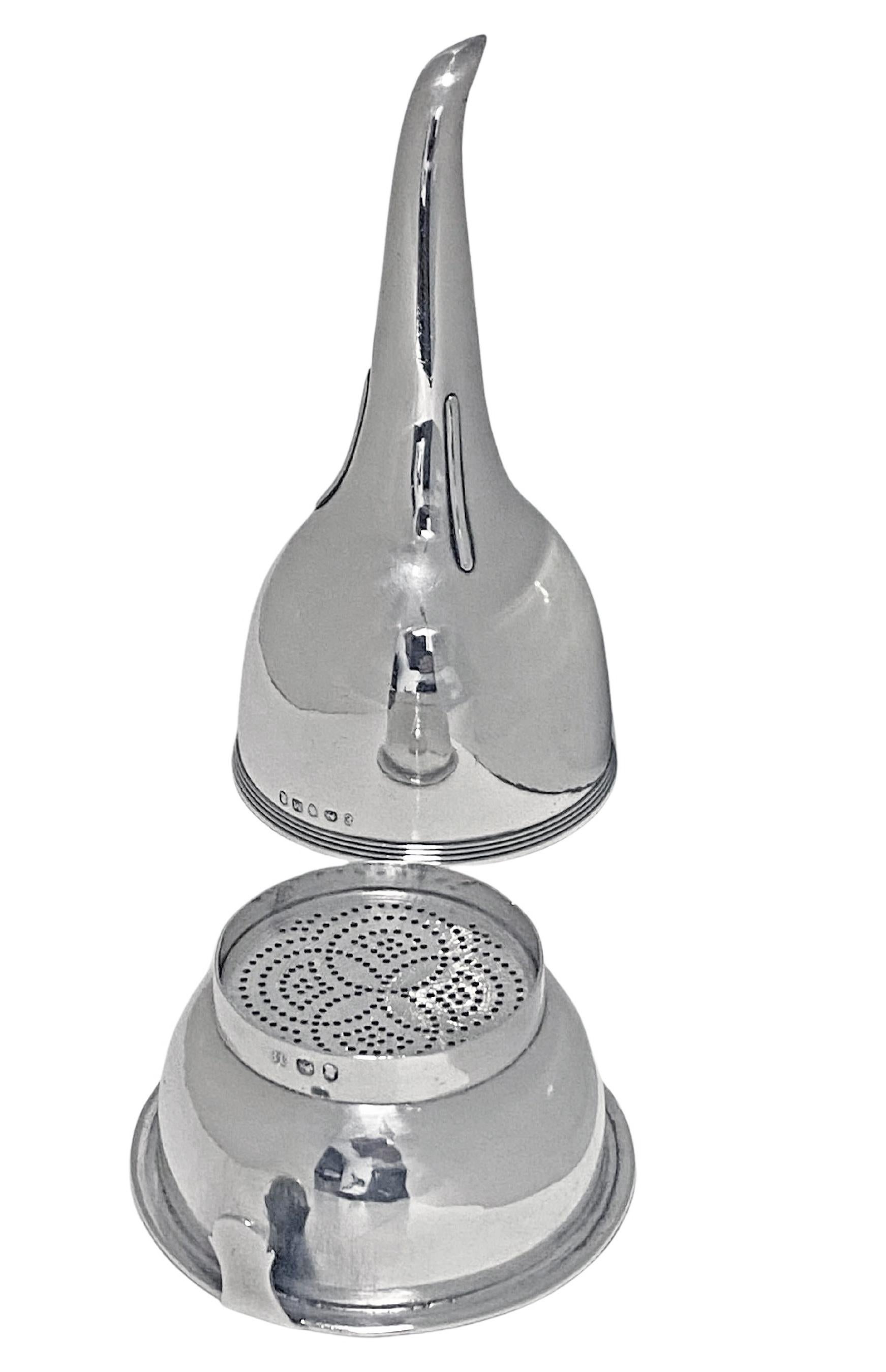 English Antique Georgian Silver Wine Funnel London 1807 John Emes For Sale
