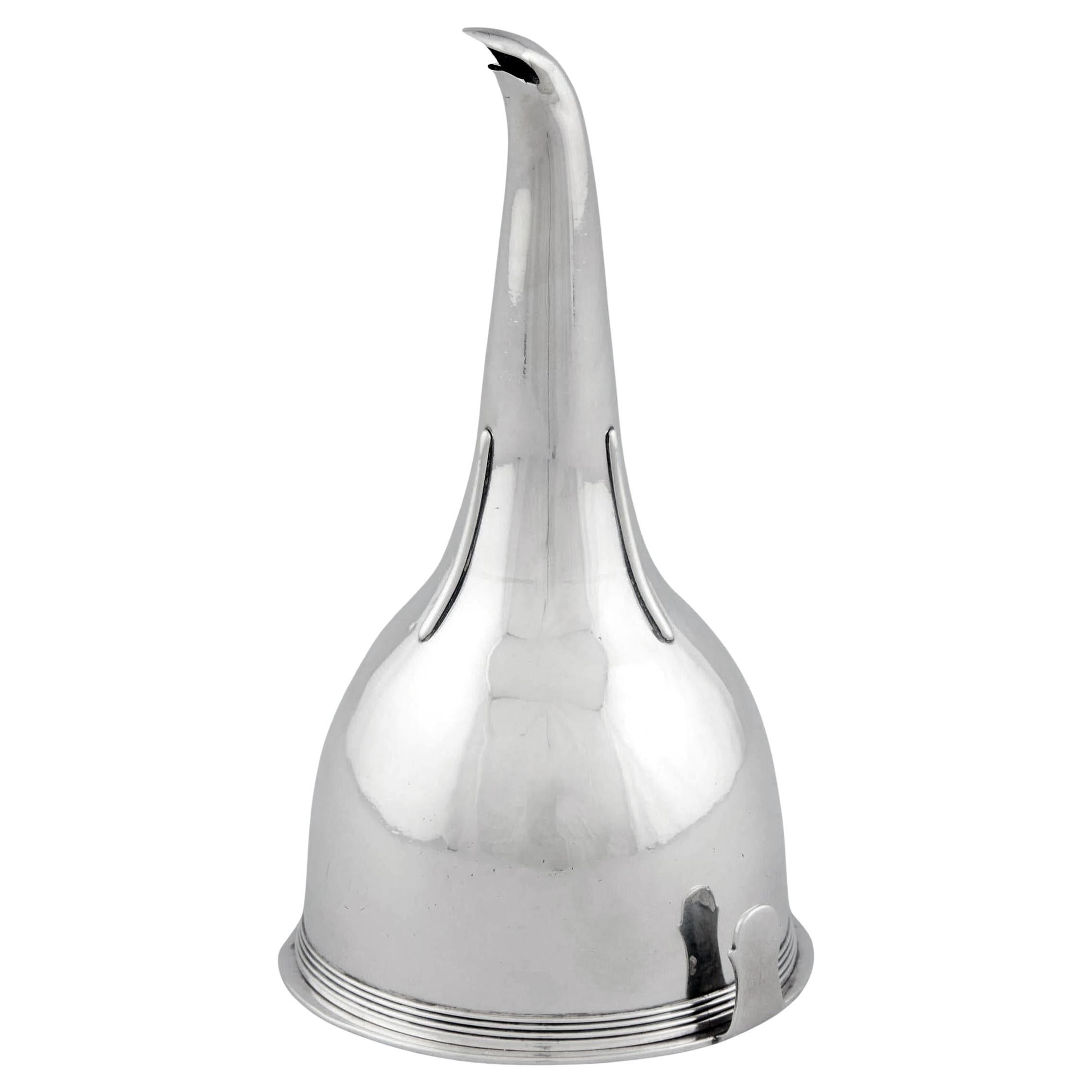 Antique Georgian Silver Wine Funnel London 1807 John Emes For Sale