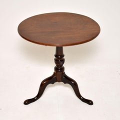 Antique Georgian Snap Top Occasional Table
