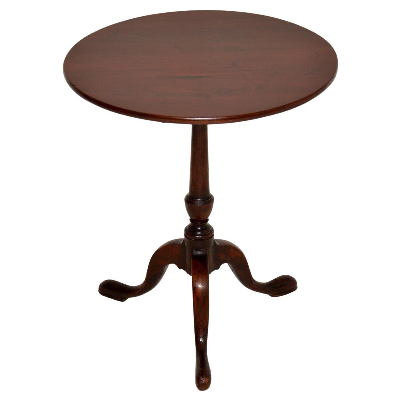 Antique Georgian Snap Top Occasional Table