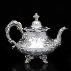 Antique Georgian Solid Silver Cup/Wine Cooler with Lid, Earl Interest - 1826