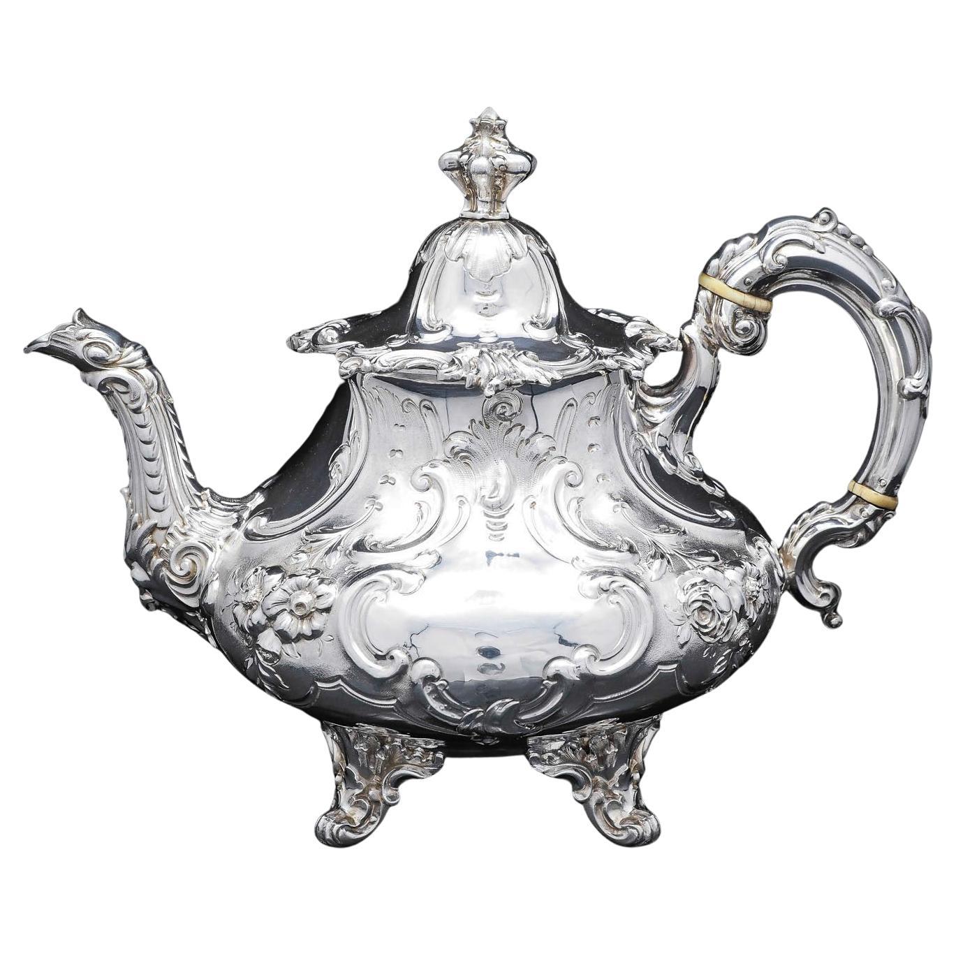 Antique Georgian Solid Silver Cup/Wine Cooler with Lid, Earl Interest - 1826