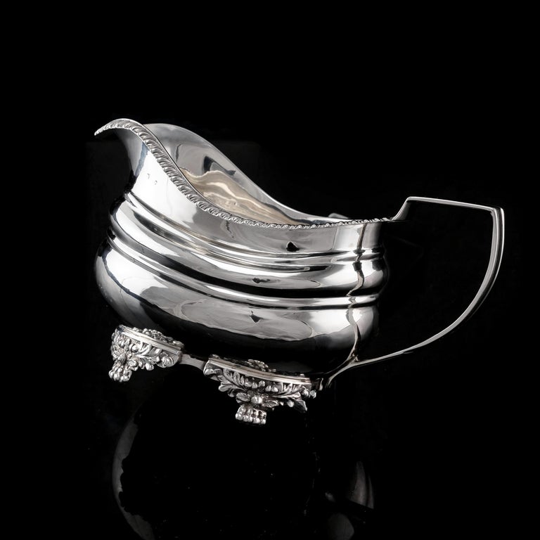 Antique Georgian Solid Silver Regency Style Milk Jug/Pitcher, William ...