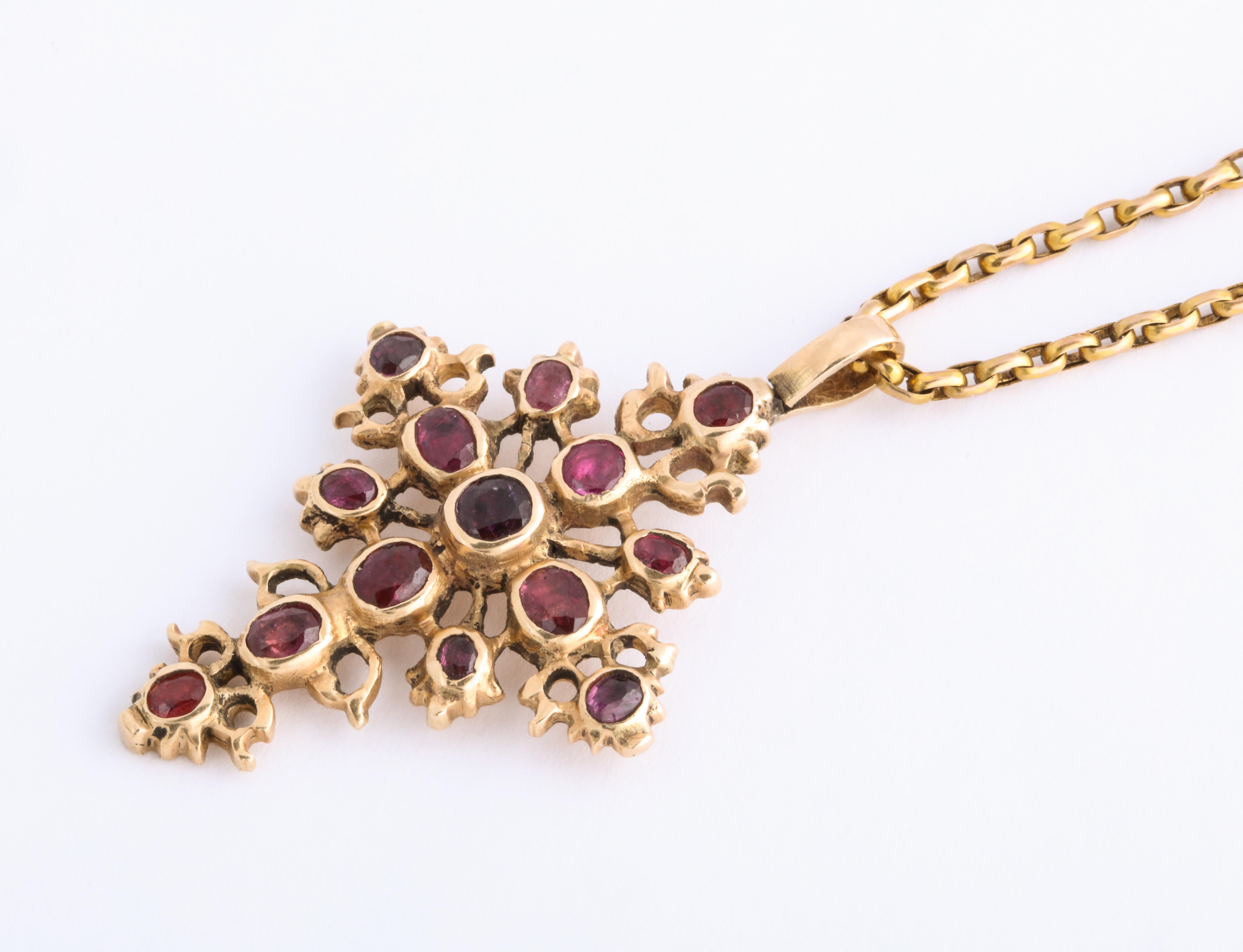spanish cross necklace