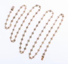 Antique Georgian Sterling French Chain Amoi Clasp