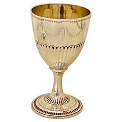Antique Georgian Sterling Silver Goblet Circa 1782