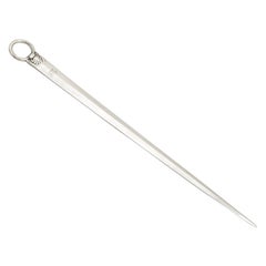 Antique Georgian Sterling Silver Meat Skewer by Paul Storr