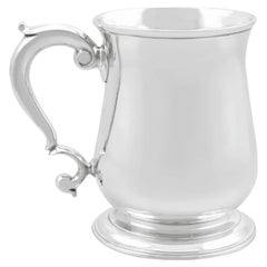 Antica tazza georgiana in argento sterling