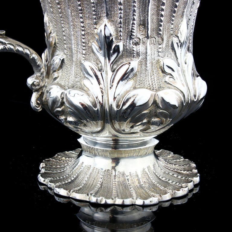 Mid-19th Century Antique Georgian Sterling Silver Mug, London 1835, Thomas Edwards For Sale