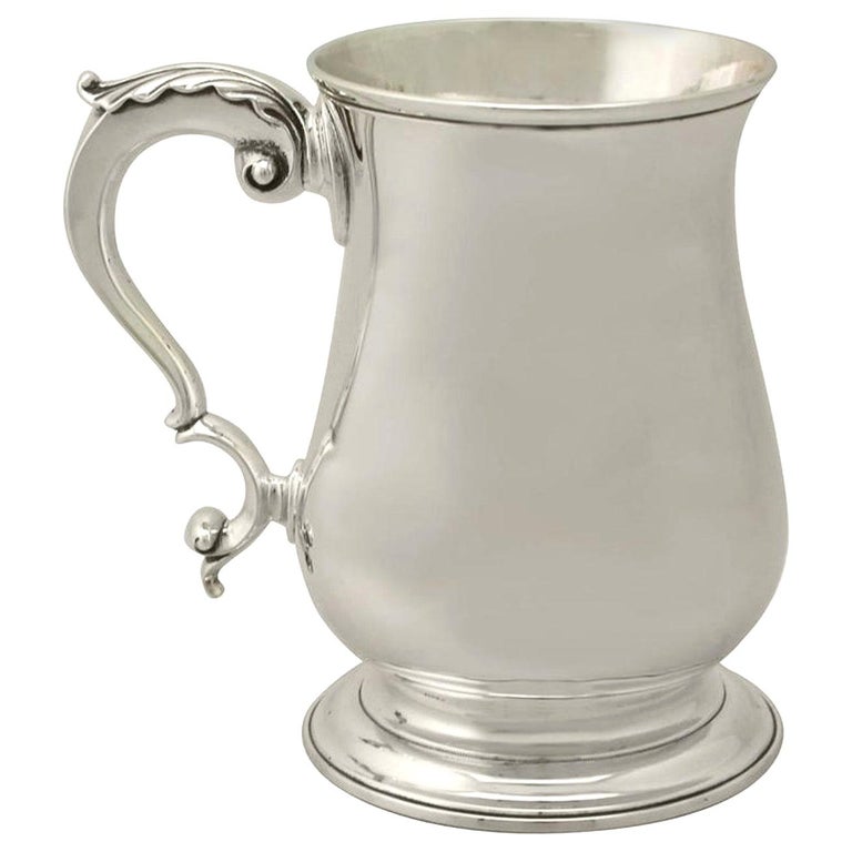 Antique Georgian Sterling Silver Pint Mug