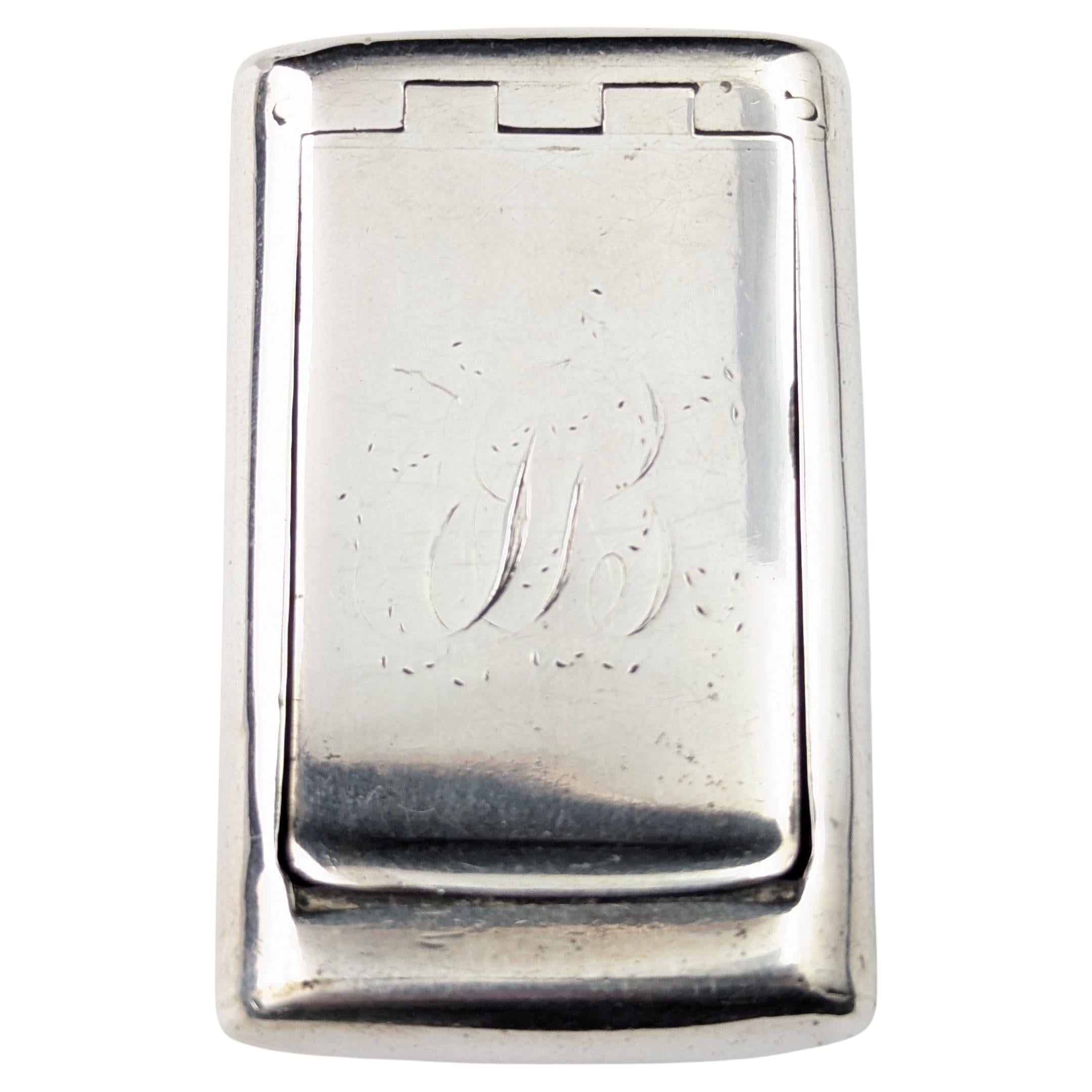 Antico tabacchiera georgiana in argento sterling