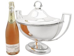 Paul Storr Antique Georgian Sterling Silver Soup Tureen Dish