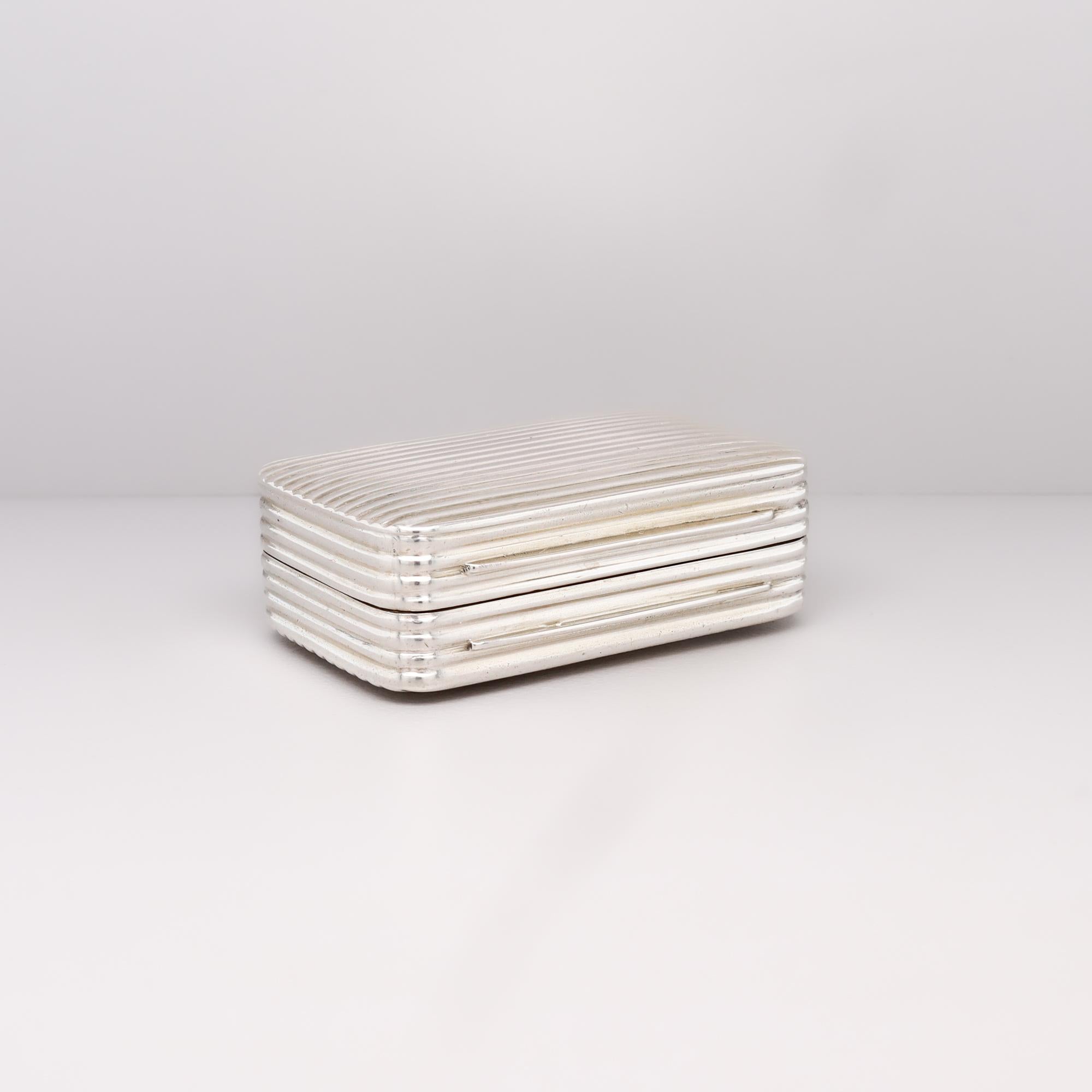 Antique Georgian Sterling Silver Vinaigrette by John Munslow, Birmingham 1808 For Sale 9