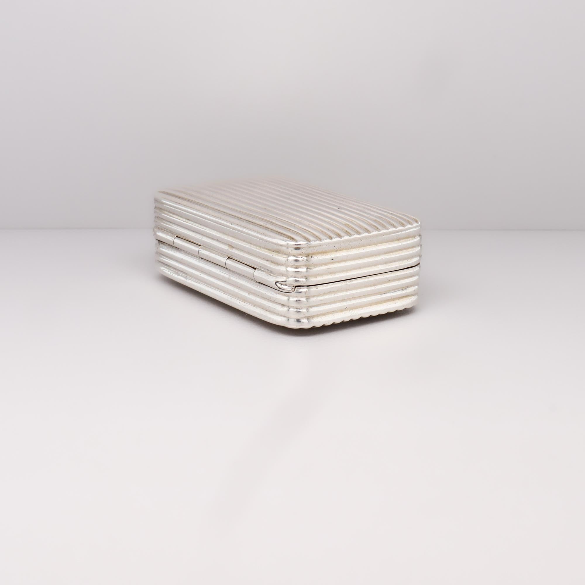 Antique Georgian Sterling Silver Vinaigrette by John Munslow, Birmingham 1808 For Sale 11