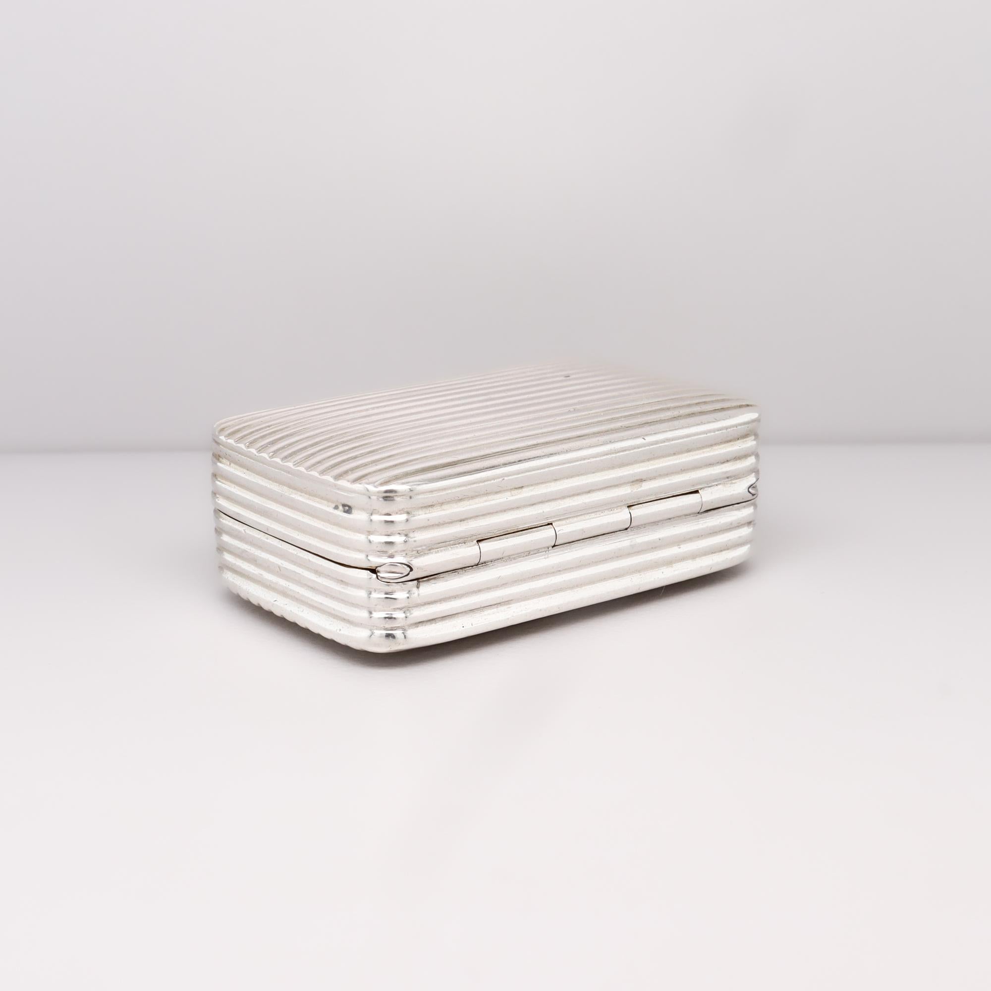 Antique Georgian Sterling Silver Vinaigrette by John Munslow, Birmingham 1808 For Sale 12