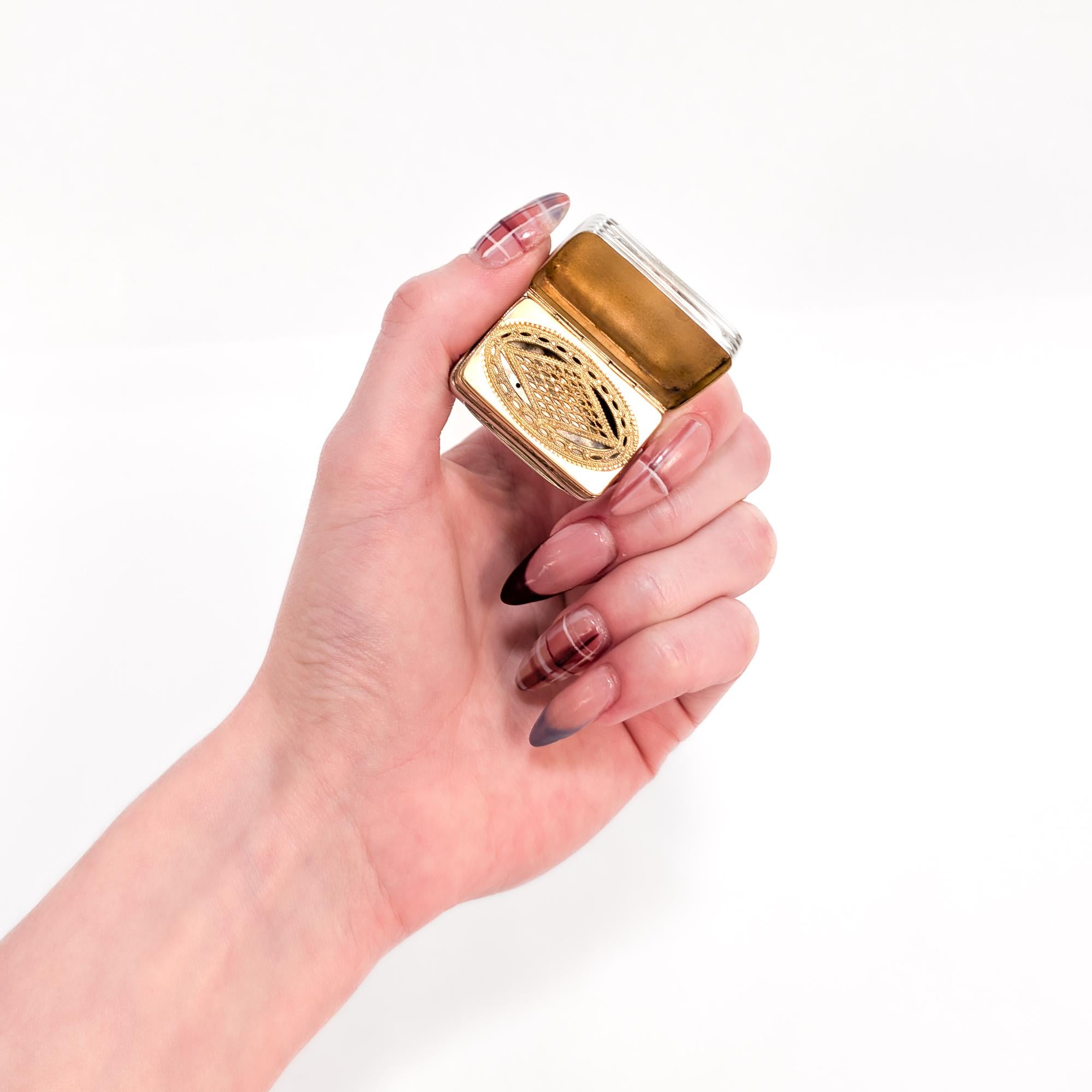 Antique Georgian Sterling Silver Vinaigrette by John Munslow, Birmingham 1808 In Good Condition For Sale In Philadelphia, PA