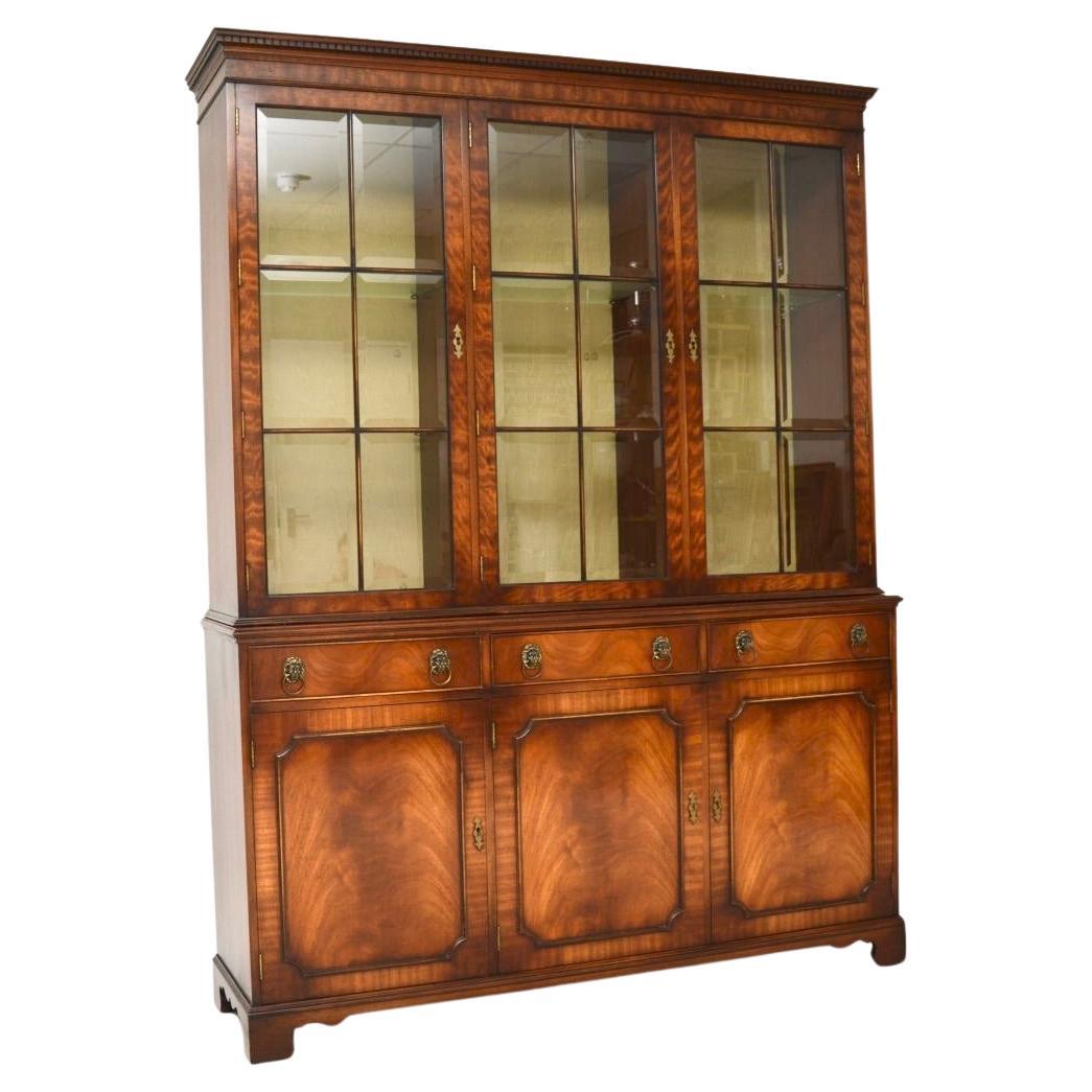 Antique Georgian Style Bookcase For Sale