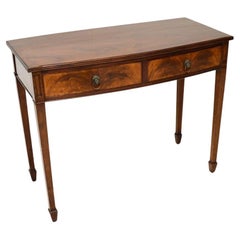 Antique Georgian Style Bow Front Console Table