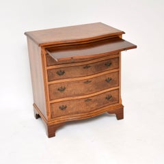 Antique Georgian Style Burr Walnut Chest of Drawers