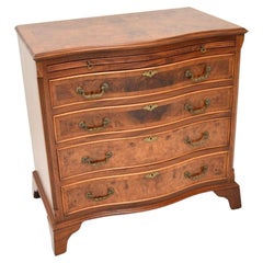 Antique Georgian Style Burr Walnut Chest of Drawers