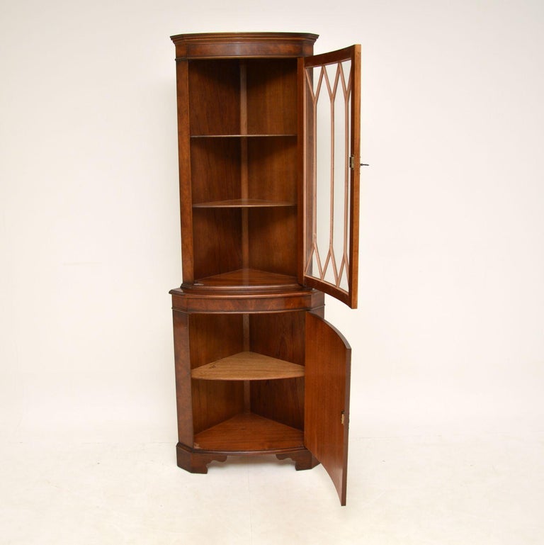 Antique Style Burr Walnut Corner at 1stDibs