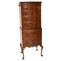 Antiker Schrank im georgianischen Stil / Kommode auf Beinen