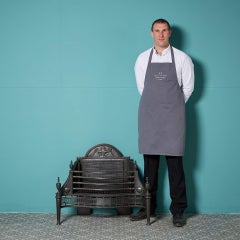 Antique Georgian Style Cast Iron Fire Grate