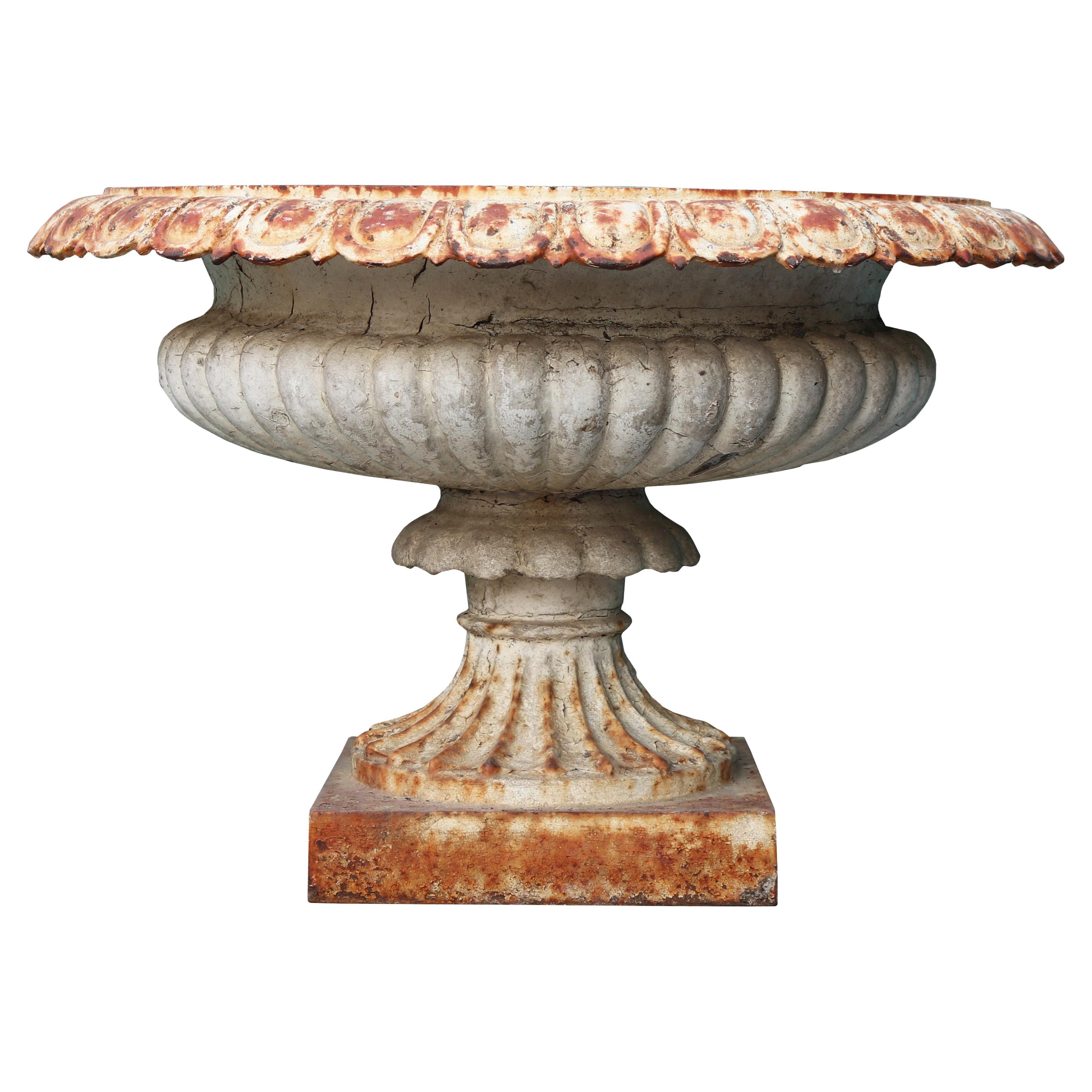 Antique Rectangular Cast Iron Planters, circa 1900 For Sale at 1stDibs