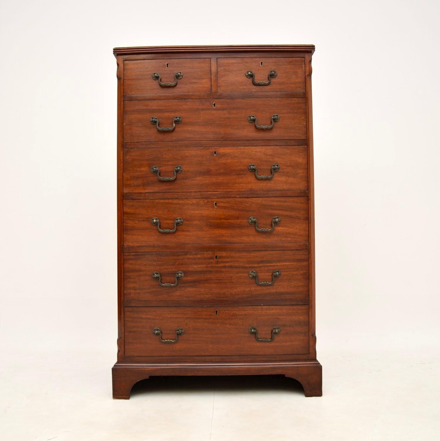 British Antique Georgian Style Chest of Drawers For Sale