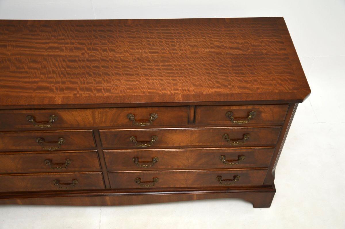 Wood Antique Georgian Style Chest of Drawers / Sideboard For Sale