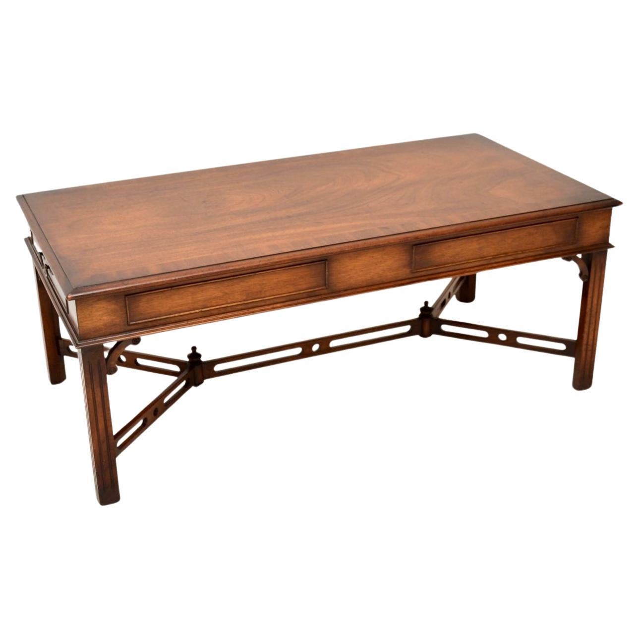 Antique Georgian Style Coffee Table For Sale