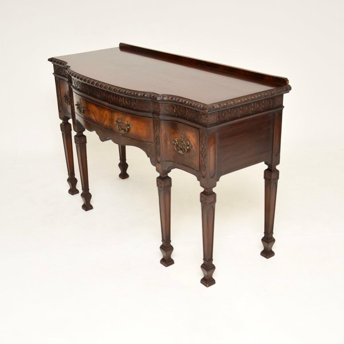 Antique Georgian Style Console / Server Table In Good Condition For Sale In London, GB