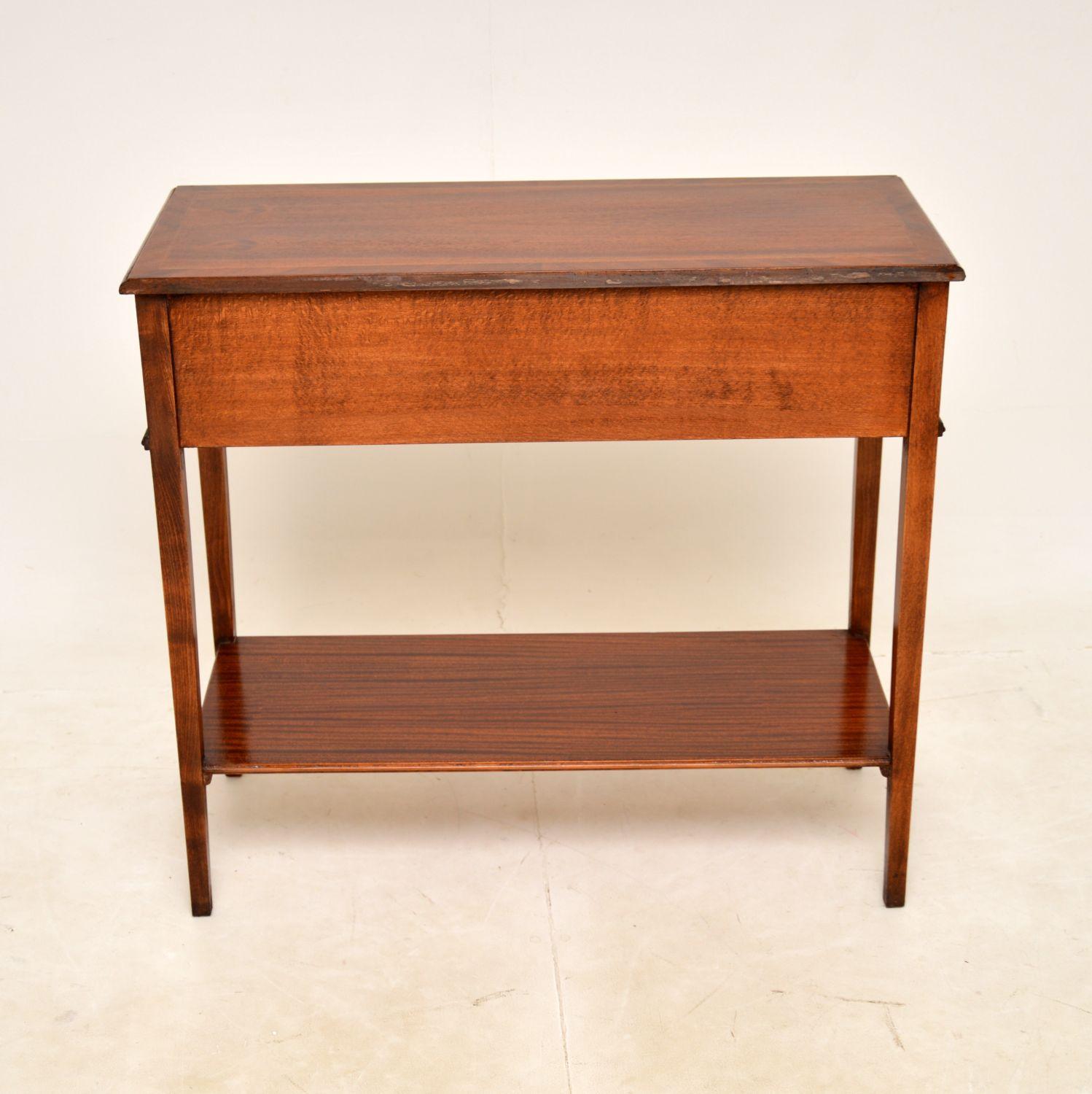 Wood Antique Georgian Style Console Side Table
