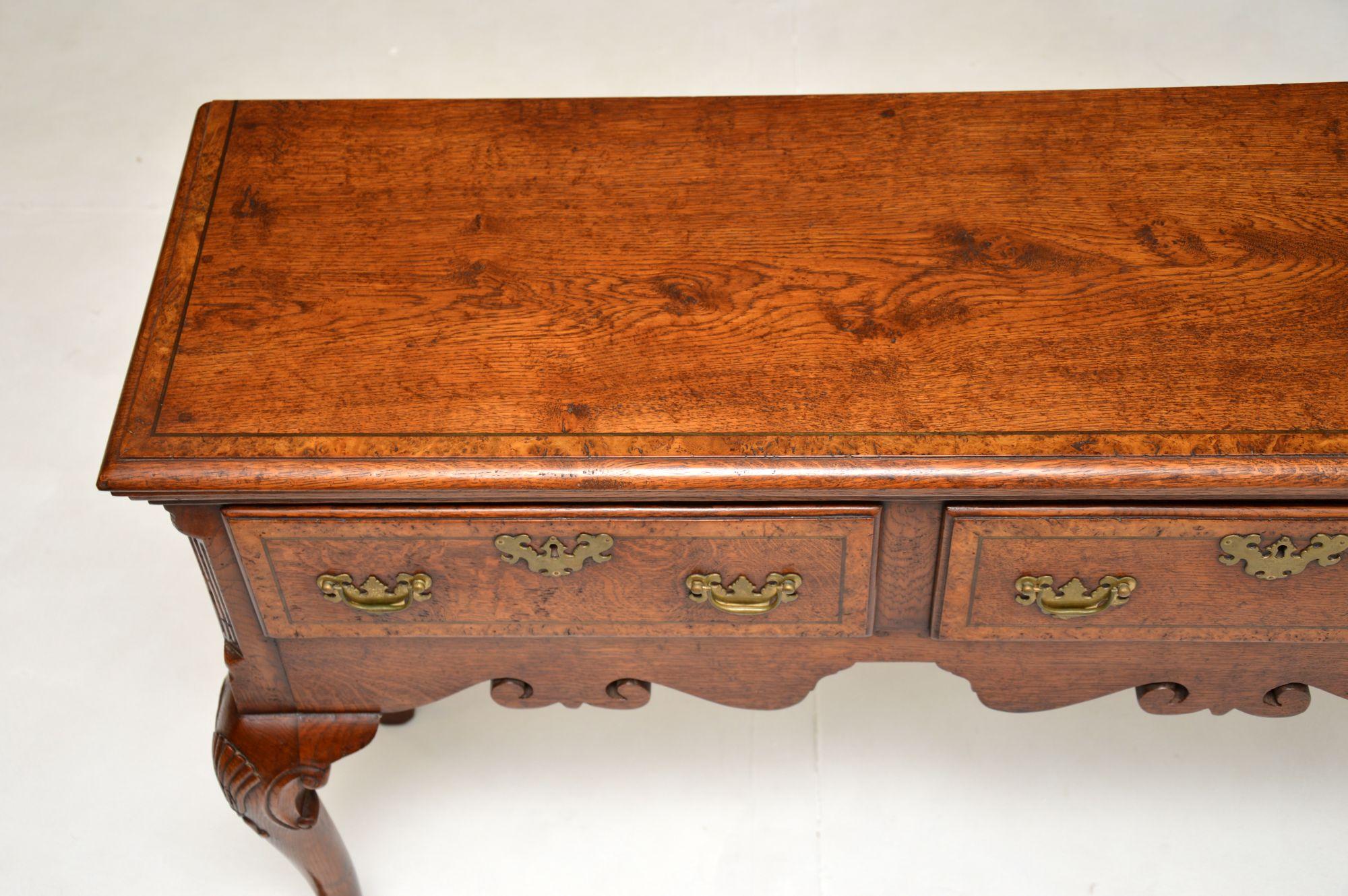 Antique Georgian Style Console / Side Table in Pollard Oak 4