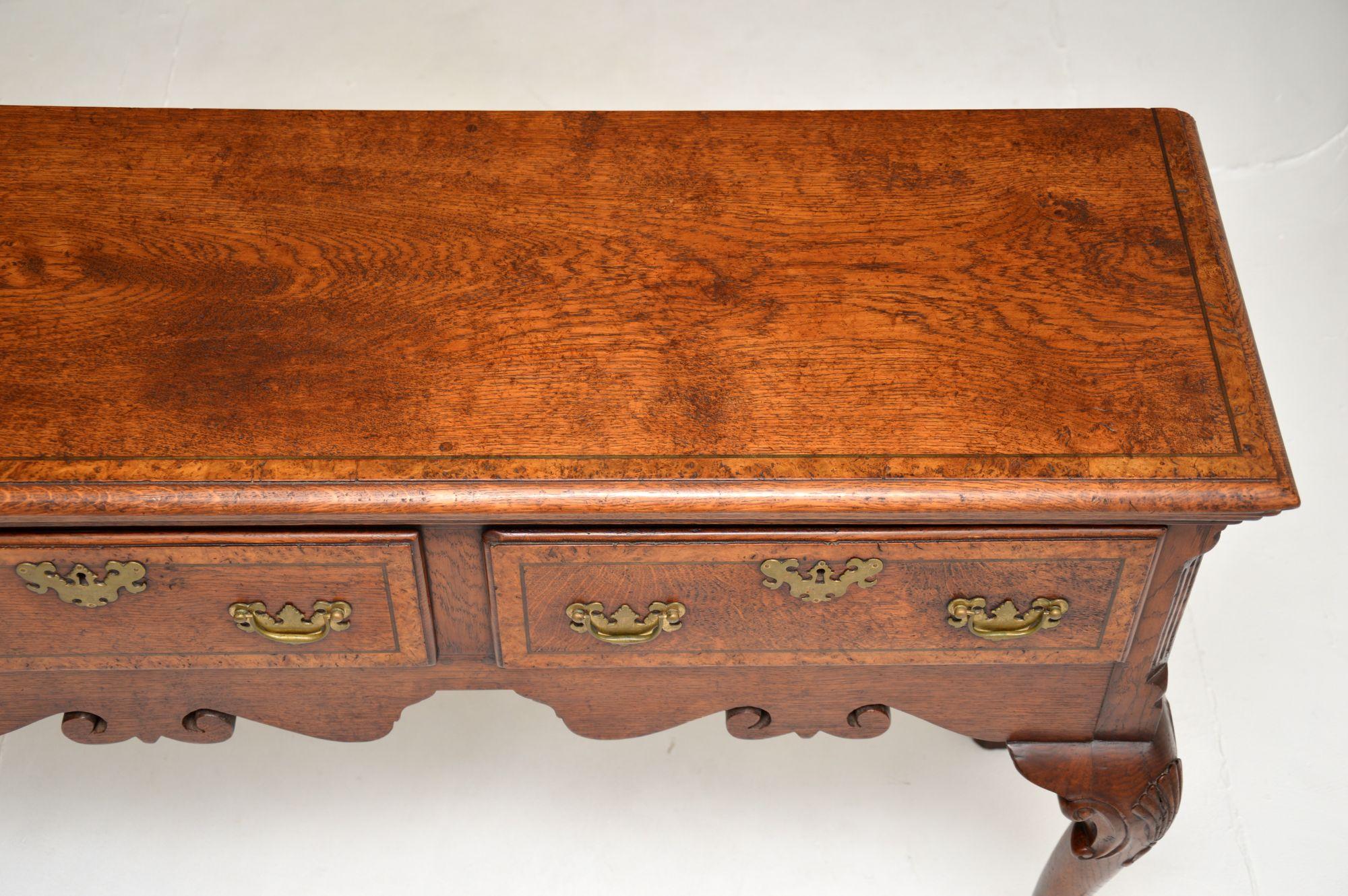 Antique Georgian Style Console / Side Table in Pollard Oak 5